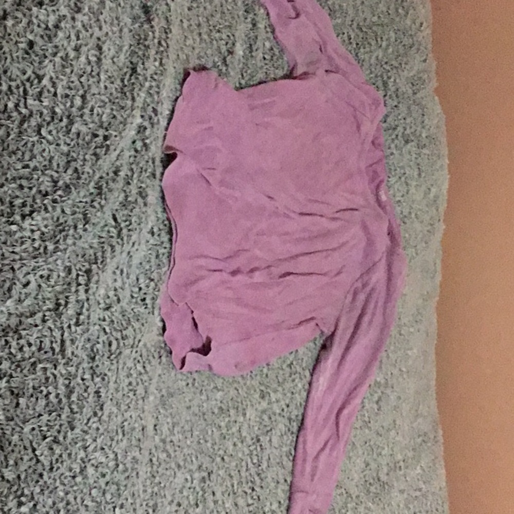Long purple tee